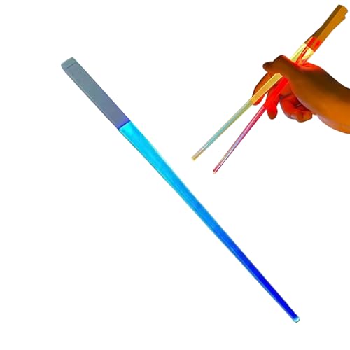Leuchtstäbchen - Wiederverwendbare Leuchtstäbchen Mit LED | 9-Farbig Wechselndes Essgeschirr Für Partys Hauswarming Familienfeier BBQ Picknick Leuchtstäbchen - Wiederverwendbare Leuchtstäbchen Mit LED | 9-Farbig Wechselndes Essgeschirr Für Partys Hauswarming Familienfeier BBQ Picknick von Fravsiu