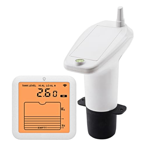 Water Level Indicator, Tank Capacity Gauge, Ultrasonic Detection System with Digital Display Meter, Accurate Monitoring Tool for Measurement Container Detector Multifunction Use, 3.23x0.83x3 Inches Water Level Indicator, Tank Capacity Gauge, Ultrasonic Detection System with Digital Display Meter, Accurate Monitoring Tool for Measurement Container Detector Multifunction Use, 3.23x0.83x3 Inches von Fravsiu