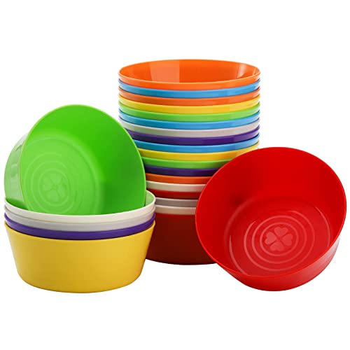 Frcctre Set mit 24 kleinen Kunststoffschalen, 325 ml, buntes Snackschalen-Set, BPA-frei, kleine Snackschalen, Unzerbrechliche kleine Kunststoffschalen, spülmaschinenfest Frcctre Set mit 24 kleinen Kunststoffschalen, 325 ml, buntes Snackschalen-Set, BPA-frei, kleine Snackschalen, Unzerbrechliche kleine Kunststoffschalen, spülmaschinenfest von Frcctre