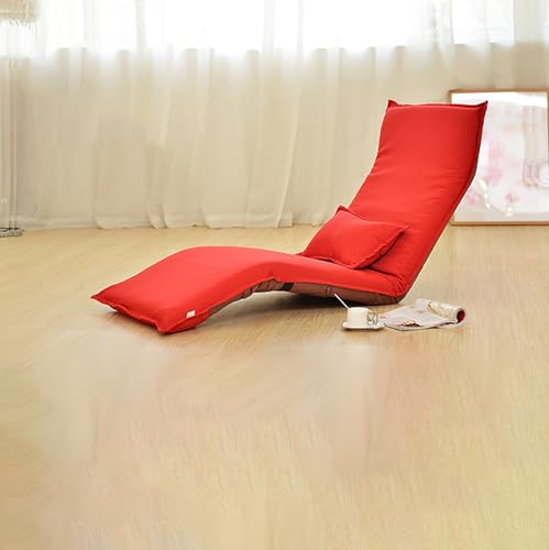 Faltbare Schlafsofa Mit Memory Schaum Kissen, Umwandelbarer Kompressionssofa-Sesse, Einteiliges Schaumstoffgefülltes Kompressionssofa, Für Wohnzimmer Schlafzimmer Wohnheim, Salon Bright red von Frcychri