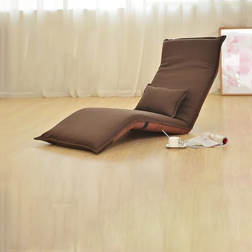 Faltbare Schlafsofa Mit Memory Schaum Kissen, Umwandelbarer Kompressionssofa-Sesse, Einteiliges Schaumstoffgefülltes Kompressionssofa, Für Wohnzimmer Schlafzimmer Wohnheim, Salon Dark Brown von Frcychri