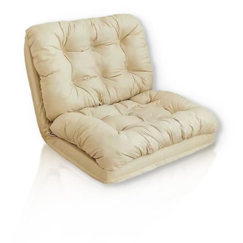 Frcychri Multifunktionales Kompressionssofa, Faltbar Als Schlafcouch Und Relaxliege, Waschbarer Bezug, Mit Memory-Schaum, Für Kleine Wohnungen White von Frcychri