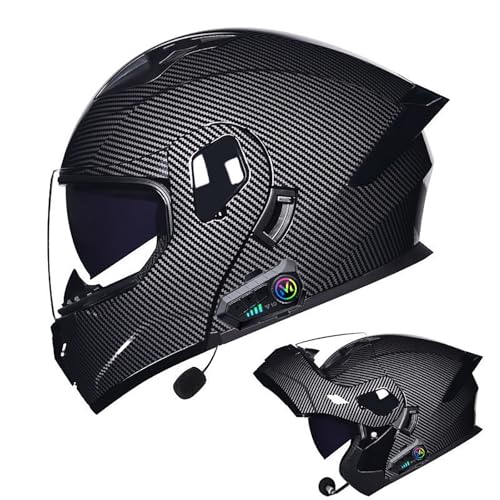 Klapphelm Mit Bluetooth Mit Integriertem Mikrofon, Modularer Integralhelm Mit Doppelvisier, ECE-Zertifizierter, Für Erwachsene, Männer, Frauen, Motorräder A,XX-Large Klapphelm Mit Bluetooth Mit Integriertem Mikrofon, Modularer Integralhelm Mit Doppelvisier, ECE-Zertifizierter, Für Erwachsene, Männer, Frauen, Motorräder A,XX-Large von Frcychri