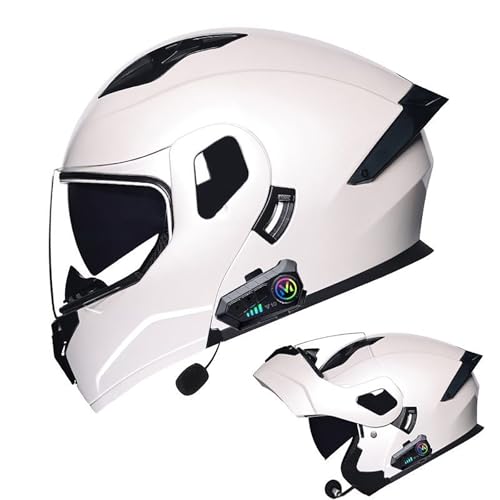 Klapphelm Mit Bluetooth Mit Integriertem Mikrofon, Modularer Integralhelm Mit Doppelvisier, ECE-Zertifizierter, Für Erwachsene, Männer, Frauen, Motorräder C,X-Large Klapphelm Mit Bluetooth Mit Integriertem Mikrofon, Modularer Integralhelm Mit Doppelvisier, ECE-Zertifizierter, Für Erwachsene, Männer, Frauen, Motorräder C,X-Large von Frcychri