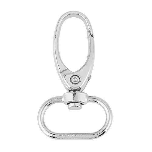 20Pcs Zink-legierung Tasche Verschlüsse Swivel Trigger Clips Keychain Schlüssel Ring Haken (20mm) von Frdhee