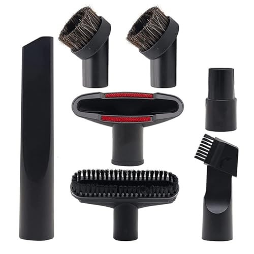 Staubsauger Aufsatz, 7 Stück Staubsauger Düsen Set 32-35 mm Staubsauger Aufsatz Universal Staubsaugeraufsätze Polsterdüse Matratzendüse Fugendüse von Frdhee