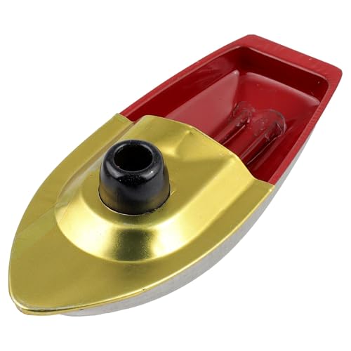 Freak Scene Blechspielzeug Kerzenboot mit Schornstein Pop Pop Blech Boot Knatterboot rot von Freak Scene