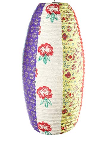Freak Scene Papierlampe - orientalischer Lampion - Laterne - oval von Freak Scene