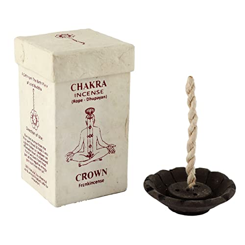 Freak Scene Räucherstäbchen - Rope Incense - Dhupaya - Chakra - Duftmischung Crown - Frankincense von Freak Scene