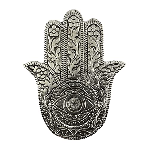 Freak Scene Räucherstäbchenhalter - Schale - Ornamentik - Silber - Hamsa von Freak Scene