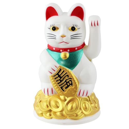 Freak Scene Glückskatze - Maneki-Neko - Winkekatze - 11 cm - weiß von Freak Scene