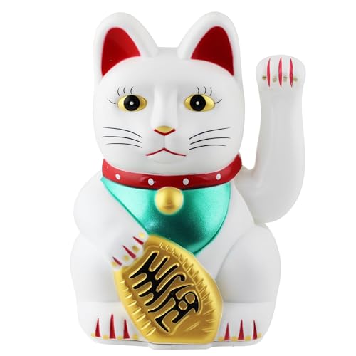 Freak Scene Glückskatze - Maneki-Neko - Winkekatze - 13 cm - weiß von Freak Scene