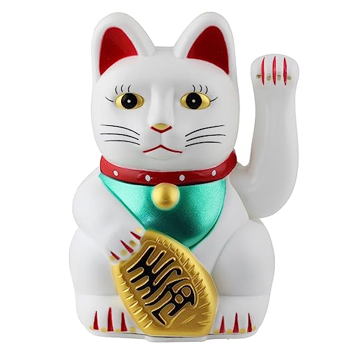 Freak Scene Glückskatze - Maneki-Neko - Winkekatze - 13 cm - weiß von Freak Scene