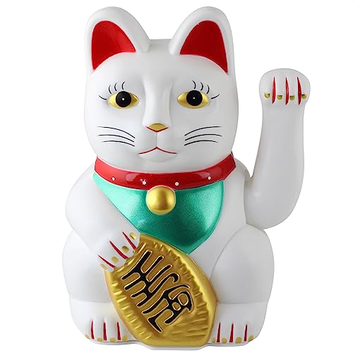 Freak Scene Glückskatze - Maneki-Neko - Winkekatze - 20 cm - weiß von Freak Scene