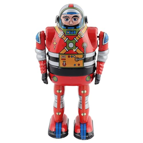 Freak Scene Roboter - Astronaut - Raumfahrer - rot - Blechroboter von Freak Scene