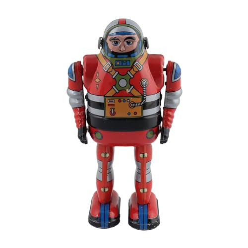 Freak Scene Roboter - Astronaut - Raumfahrer - rot - Blechroboter von Freak Scene