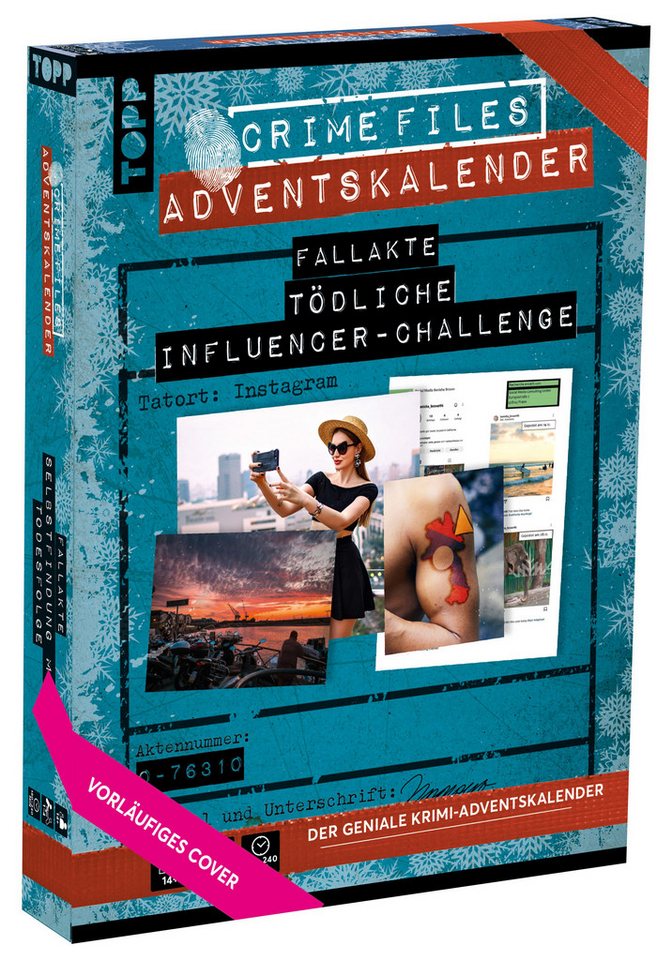 Frech Verlag Adventskalender Crime Files - Fallakte: Das dunkle Geheimnis der Influencerin. Der ... von Frech Verlag