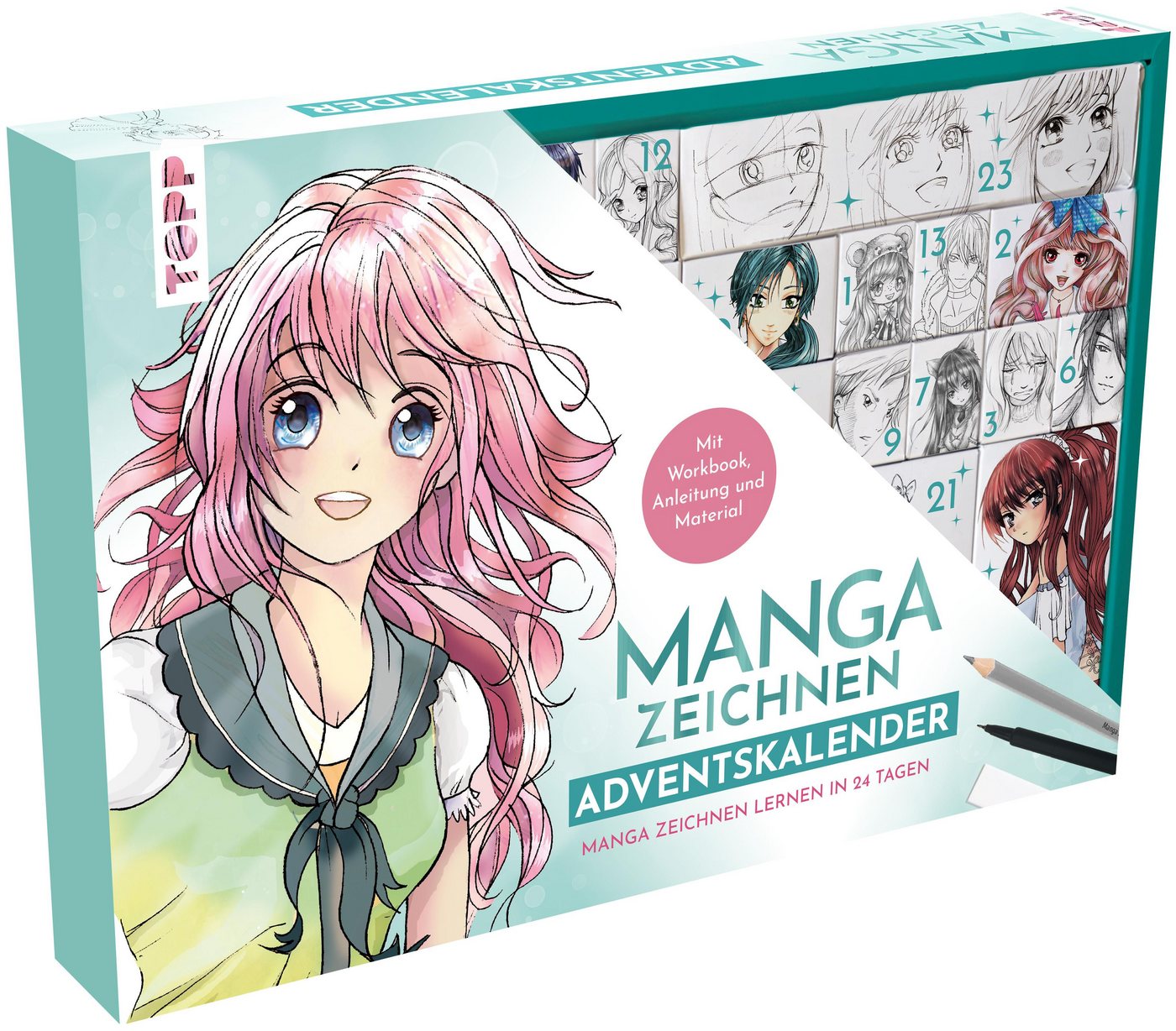 Frech Verlag Adventskalender Manga zeichnen Adventskalender - Manga zeichnen lernen in 24 Tagen.... Frech Verlag Adventskalender Manga zeichnen Adventskalender - Manga zeichnen lernen in 24 Tagen.... von Frech Verlag