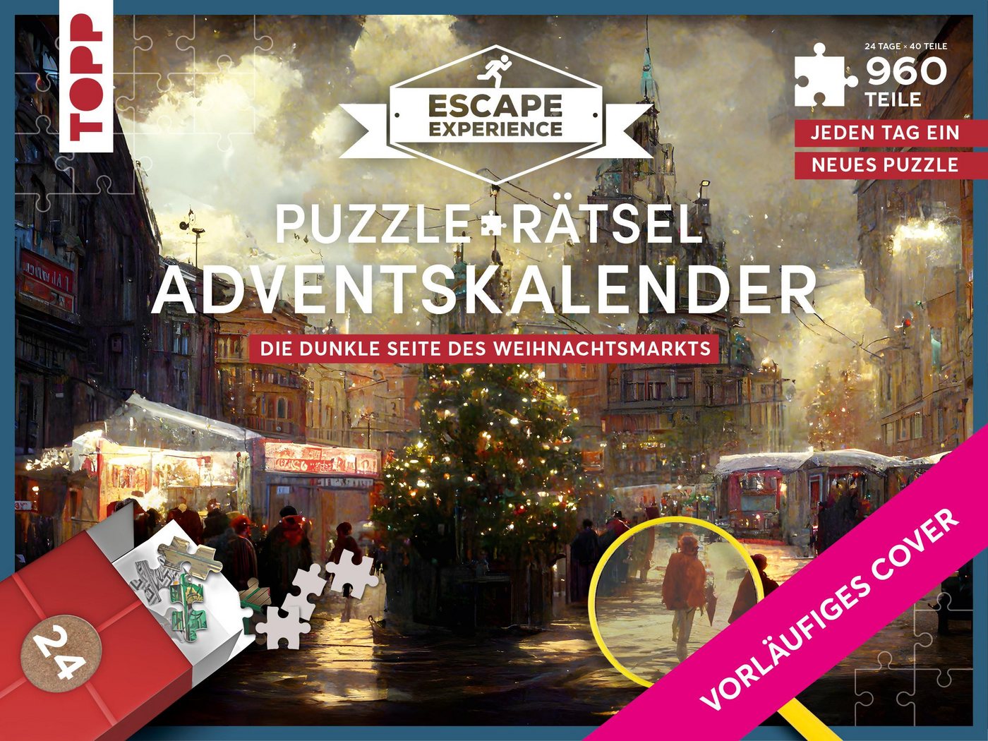 Frech Verlag Adventskalender Puzzle-Rätsel-Adventskalender: Der geheimnisvolle Weihnachtsmarkt -... Frech Verlag Adventskalender Puzzle-Rätsel-Adventskalender: Der geheimnisvolle Weihnachtsmarkt -... von Frech Verlag