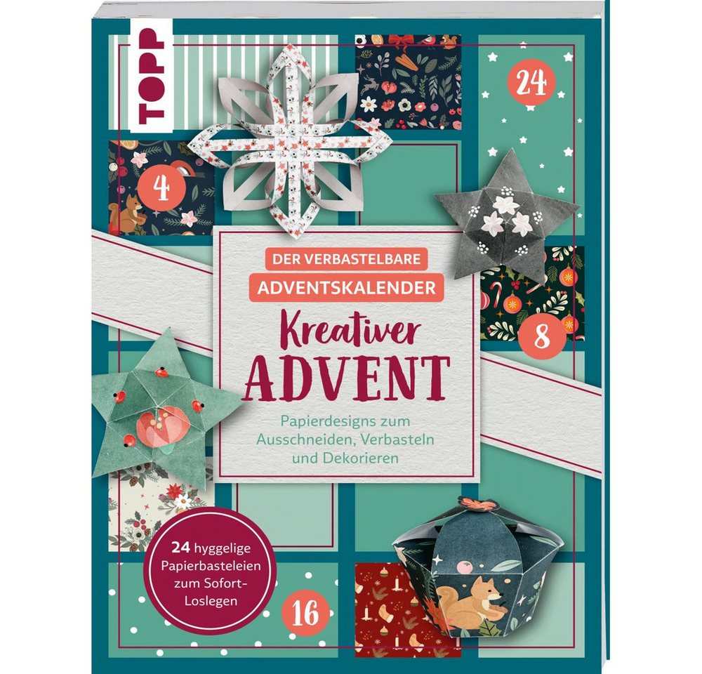 Frech Verlag Adventskalender TOPP - Der verbastelbare Adventskalender - Kreativer Advent Frech Verlag Adventskalender TOPP - Der verbastelbare Adventskalender - Kreativer Advent von Frech Verlag
