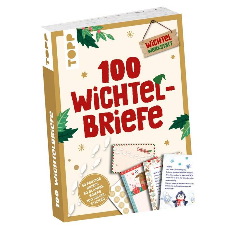 Frech Verlag Weihnachtsfigur TOPP - 100 Wichtelbriefe - Wichtelwerkstatt von Frech Verlag