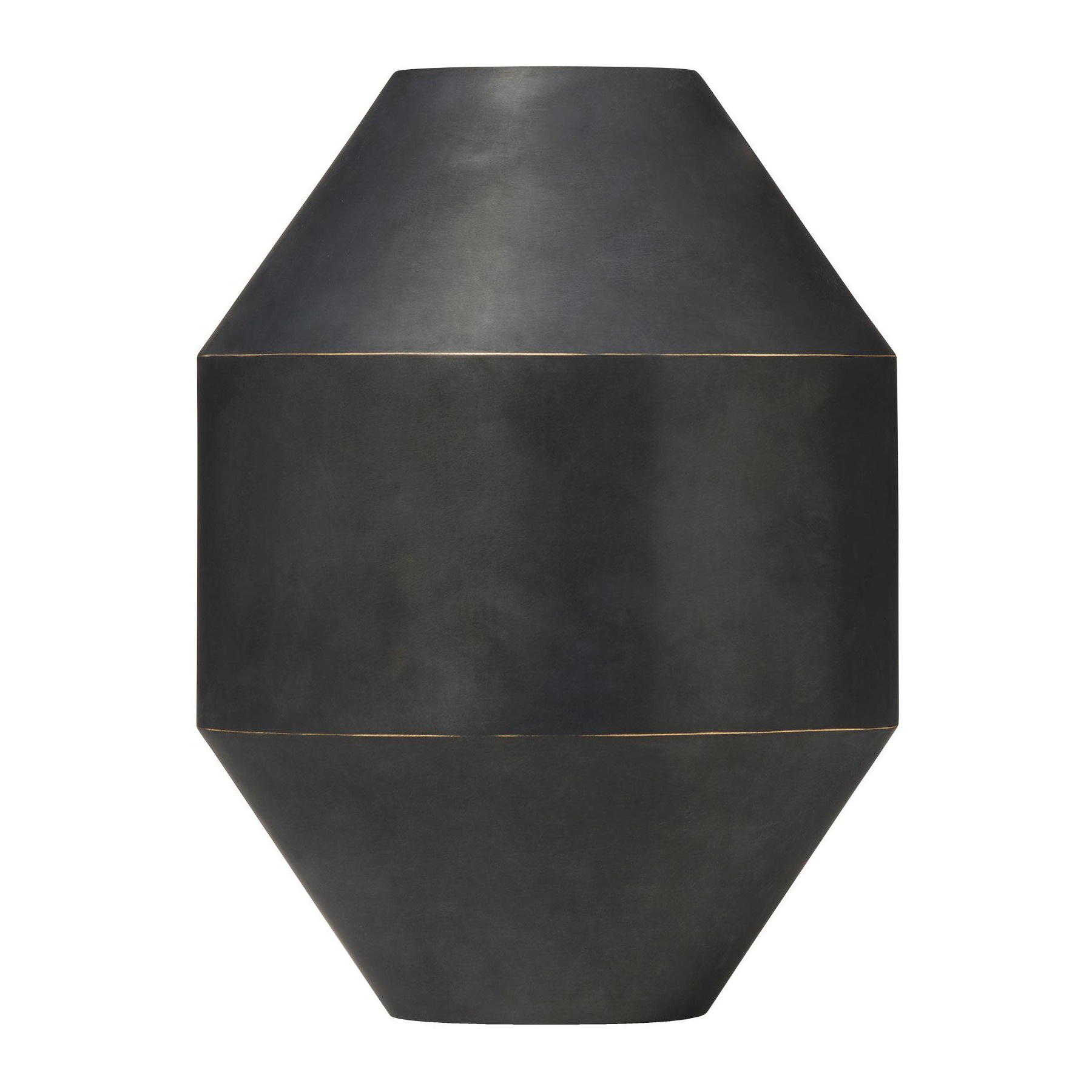 Fredericia - Hydro Vase H 30cm - schwarz/oxidiert/H x Ø 30x22,5cm von Fredericia
