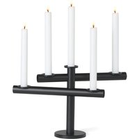 Frederik Roijé - Light my Fire, Kerzenständer, schwarz von Frederik Roijé