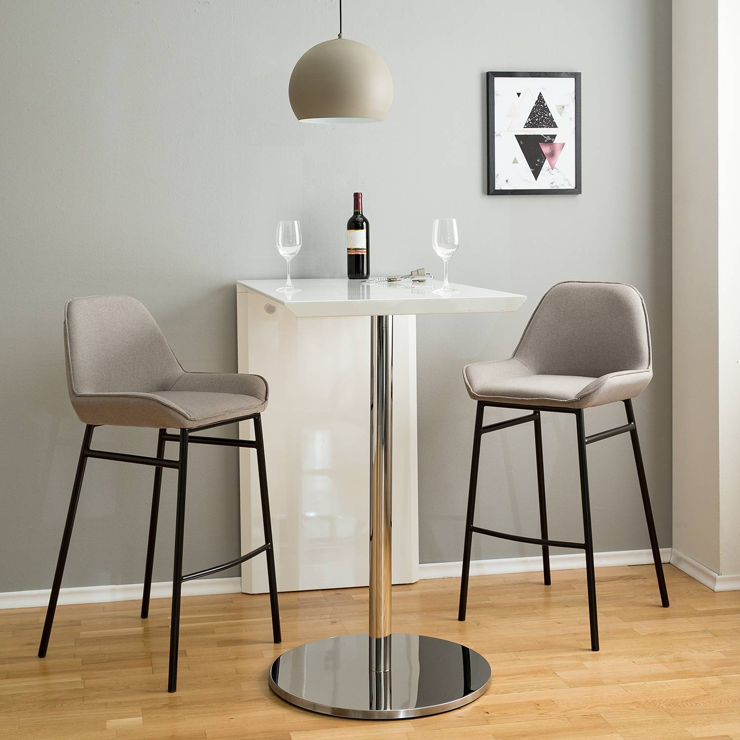 home24 Barstuhl Broon (2er-Set) 49 x 105 x 49cm von home24