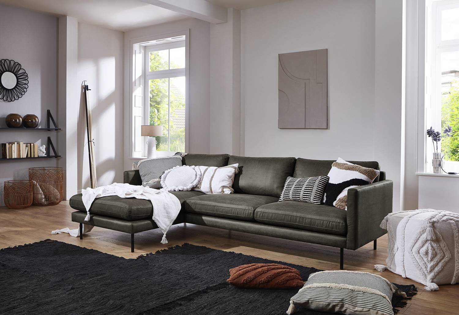 Ecksofa LANDOS mit Longchair von Mørteens