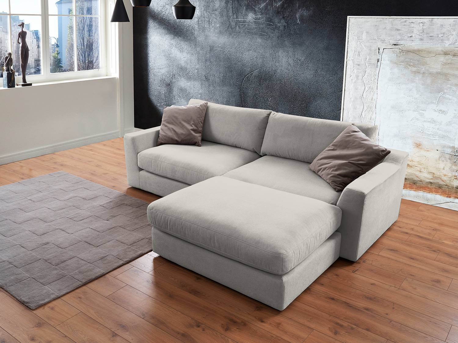 Ecksofa Dixwell mit Longchair von Maison Belfort