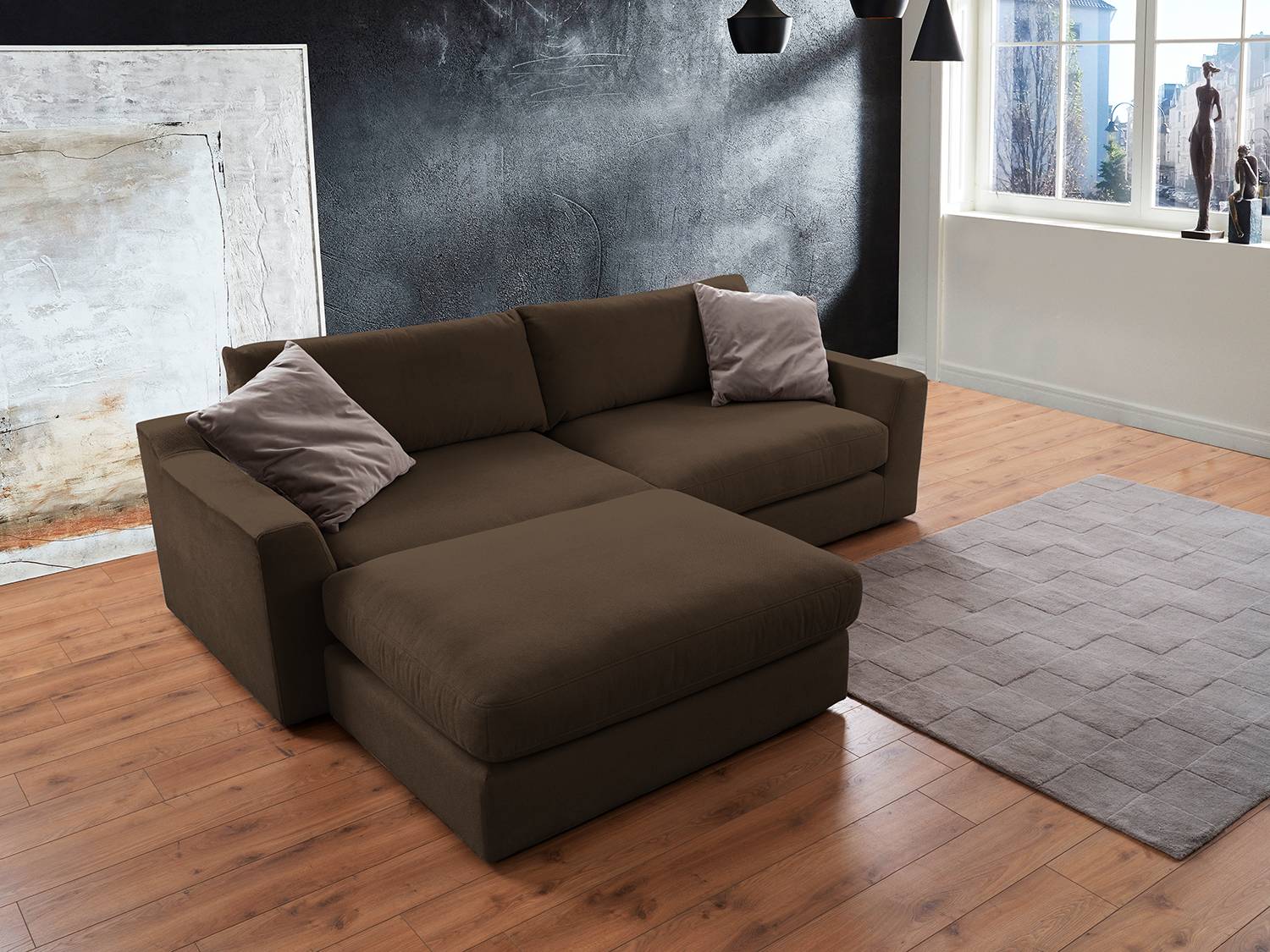 Ecksofa Dixwell mit Longchair von Maison Belfort