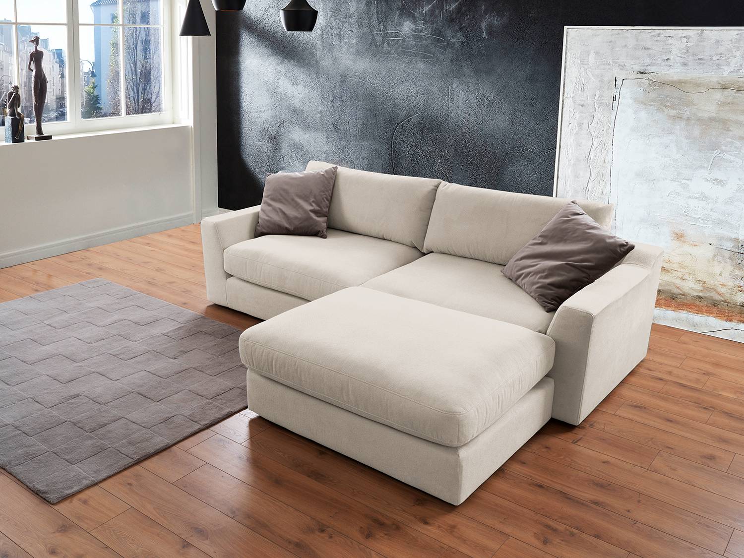 Ecksofa Dixwell mit Longchair von Maison Belfort