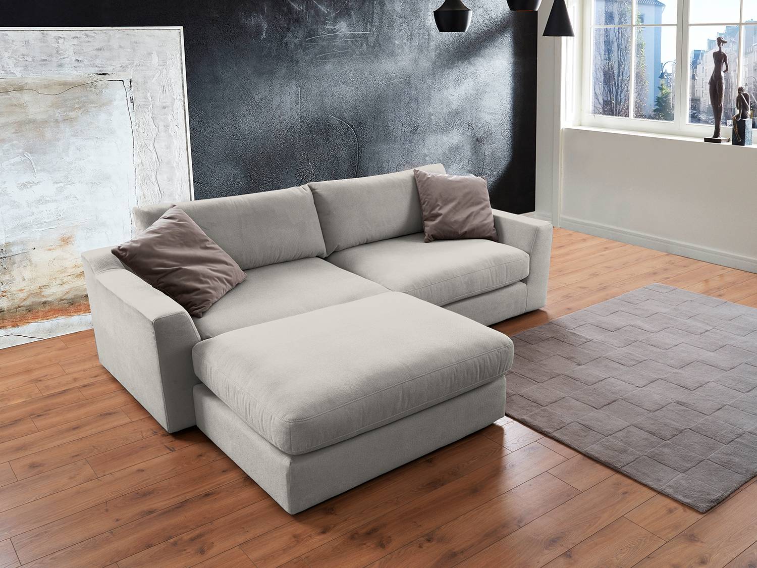 Ecksofa Dixwell mit Longchair von Maison Belfort