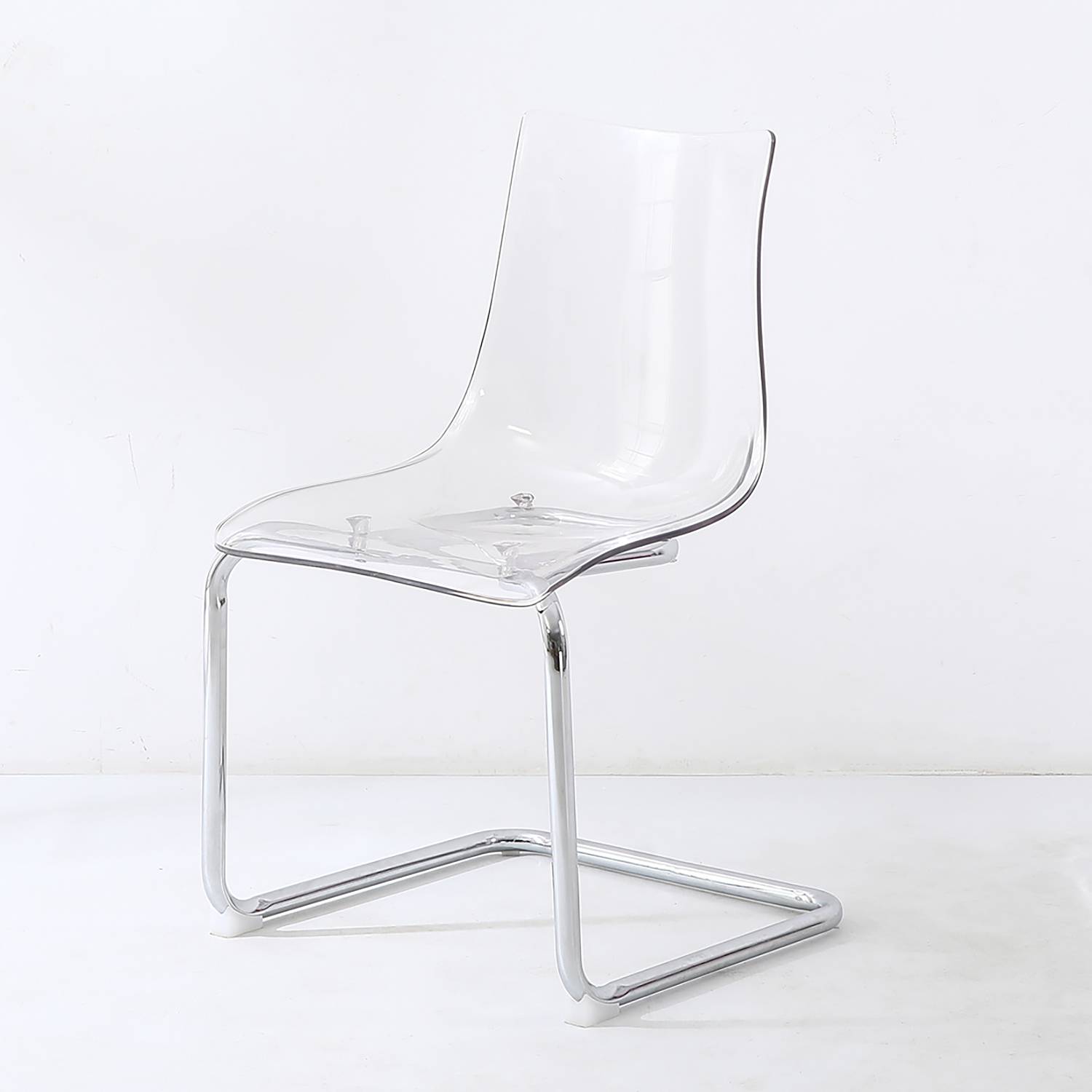 home24 Esszimmerstuhl Mensiku 2er-Set 47 x 82 x 51cm Silber/Durchsichtig/Durchscheinend home24 Esszimmerstuhl Mensiku 2er-Set 47 x 82 x 51cm Silber/Durchsichtig/Durchscheinend von home24