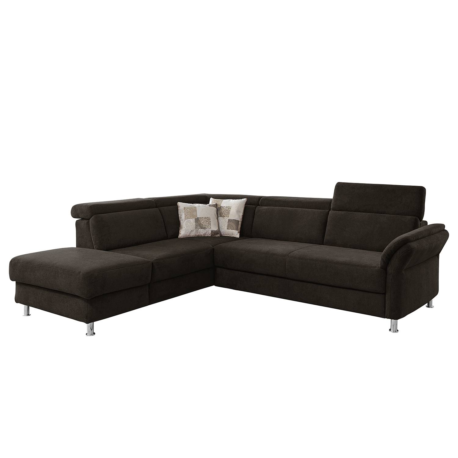 Fredriks Ecksofa Calang Espresso Webstoff 267x97x228 cm (BxHxT) mit Schlaffunktion/Bettkasten Modern von sit&more