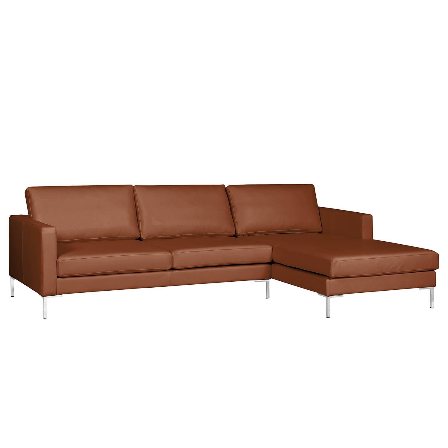 Fredriks Ecksofa Portobello IV Cognac Echtleder 251x75x155 cm von Fredriks