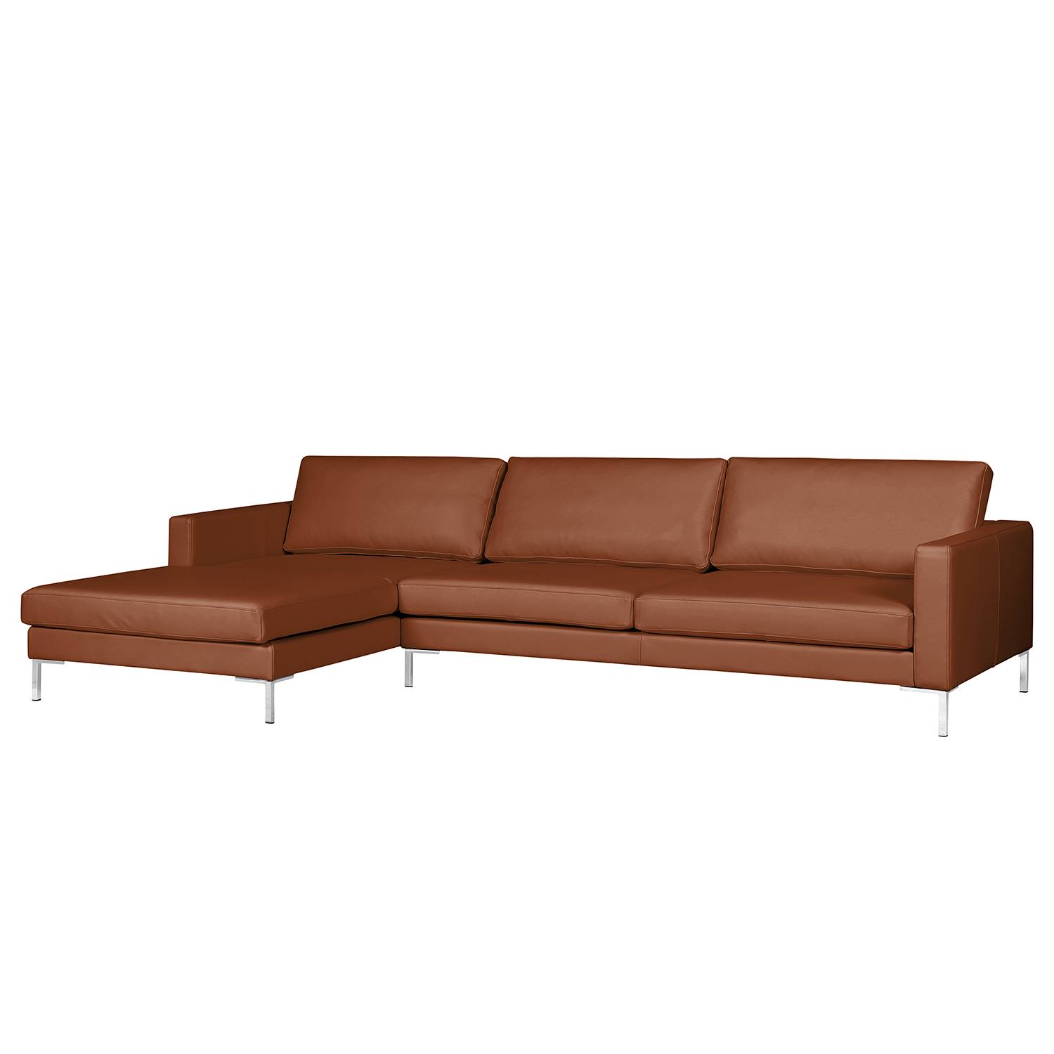 Fredriks Ecksofa Portobello IV Cognac Echtleder 293x75x155 cm von Fredriks