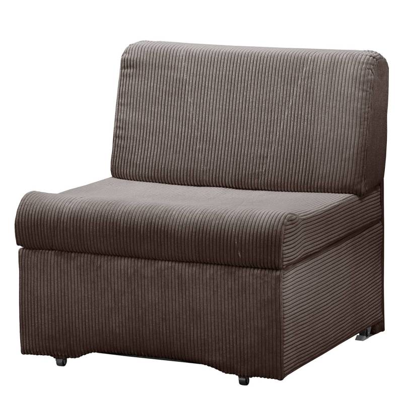 Fredriks Schlafsessel Disley IV Espresso 100% Polyester mit Schlaffunktion/Bettkasten 86x84x84 cm (BxHxT) von Fredriks