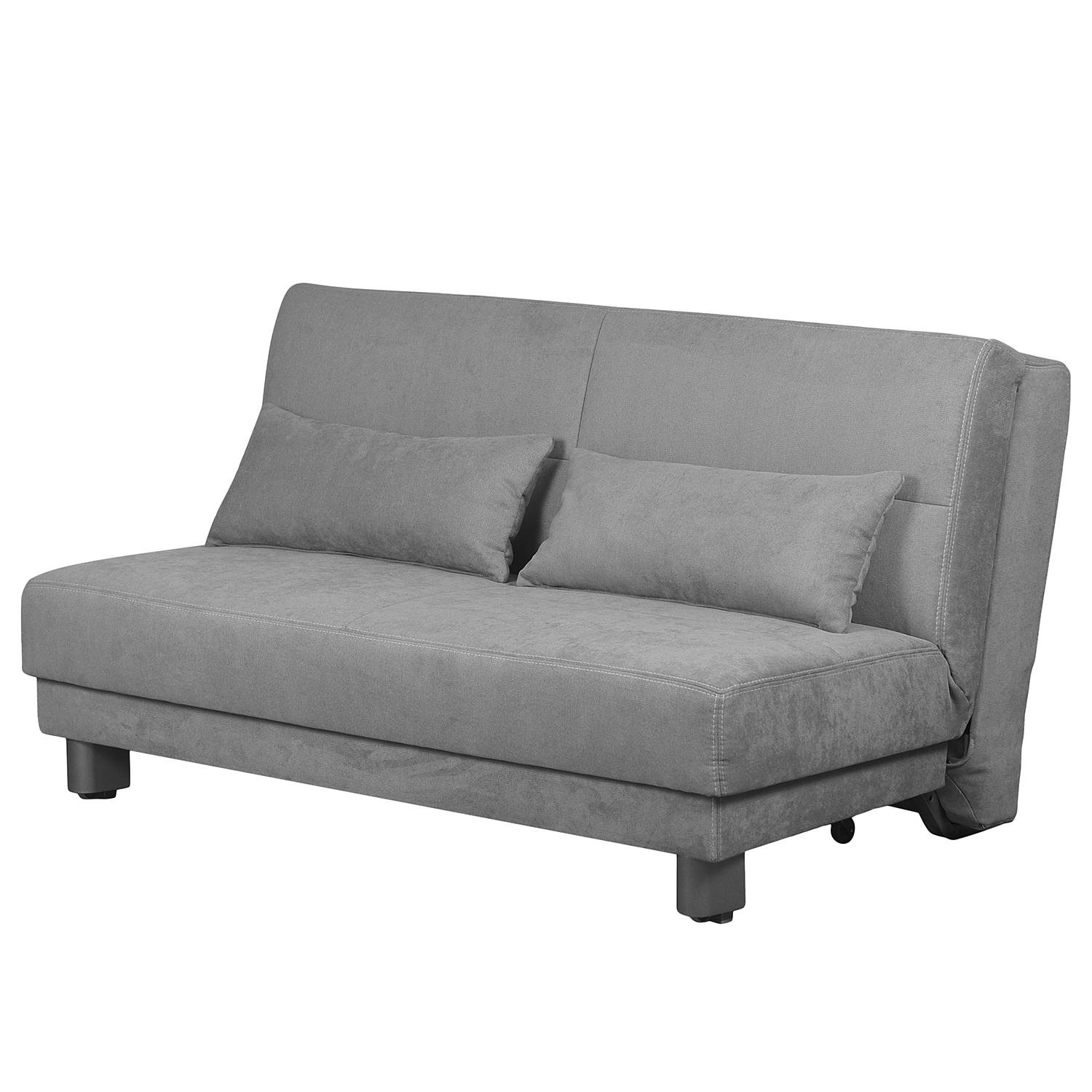 Fredriks Schlafsofa Tenorio Grau Microfaser 156x86x92 cm mit Schlaffunktion von Fredriks