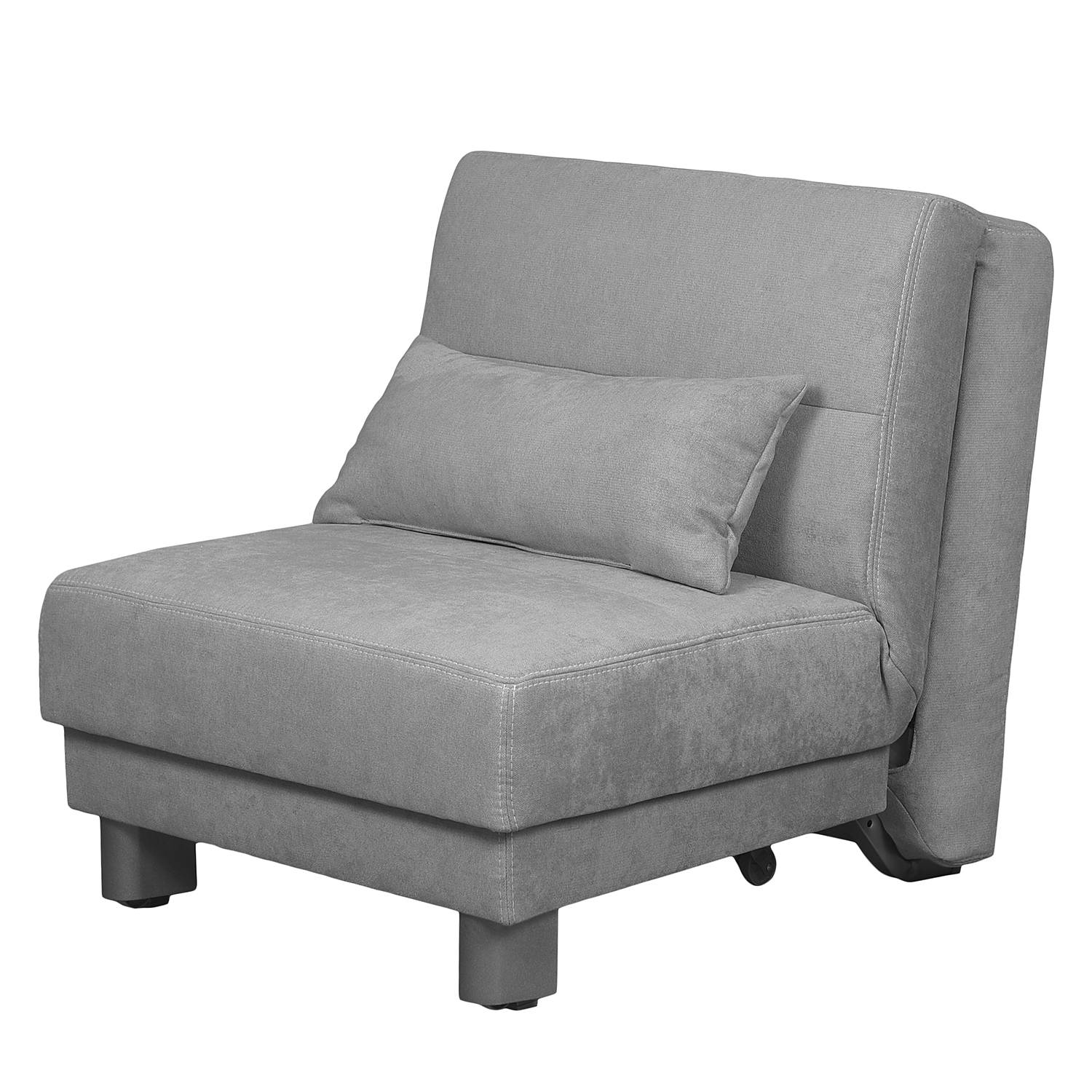 Fredriks Schlafsofa Tenorio Grau Microfaser 80x86x92 cm mit Schlaffunktion von Fredriks