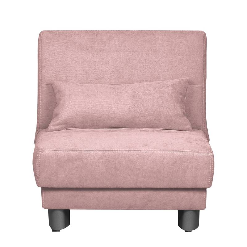 home24 Schlafsofa Tenorio Pink/Mauve Microfaser 80cm Modern von home24