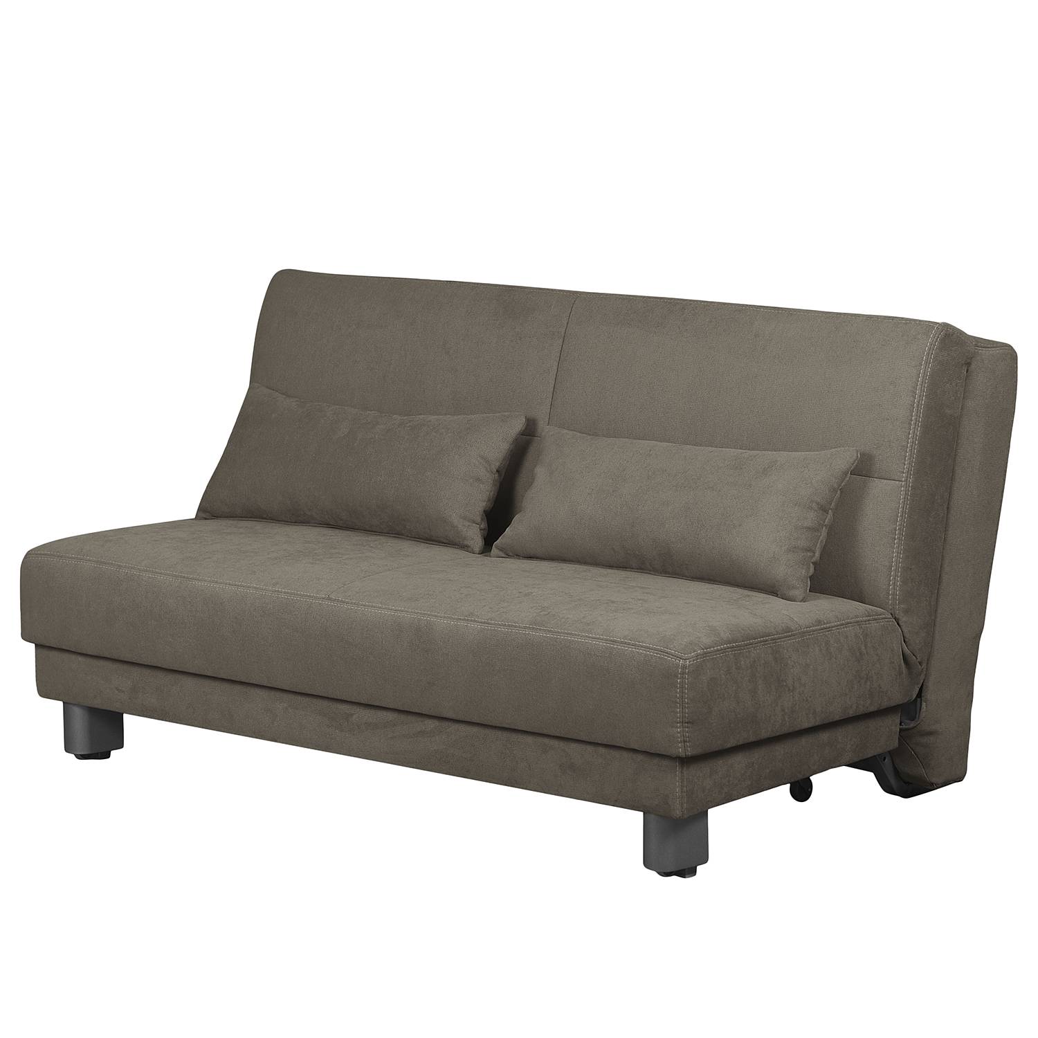 Fredriks Schlafsofa Tenorio Steingrau Microfaser 156x86x92 cm mit Schlaffunktion von Fredriks