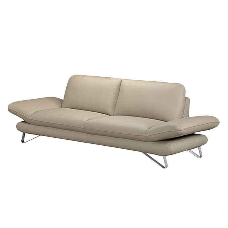 Fredriks Sofa Enzo 3-Sitzer Beige Echtleder 231x83x95 cm (BxHxT) Modern von Fredriks