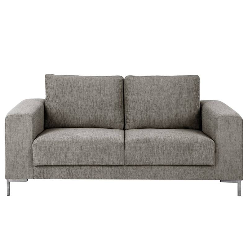 home24 Sofa Summer 2-Sitzer Grau Webstoff Madu 171 x 82 x 90cm Modern von home24
