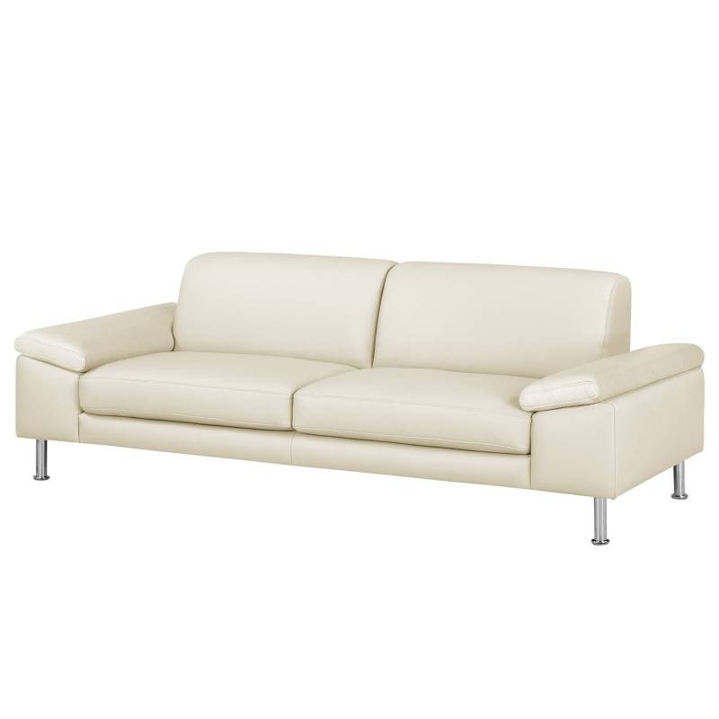 Fredriks Sofa Termon IV 3-Sitzer Weiß Echtleder 232x82x90 cm (BxHxT) Modern von Fredriks