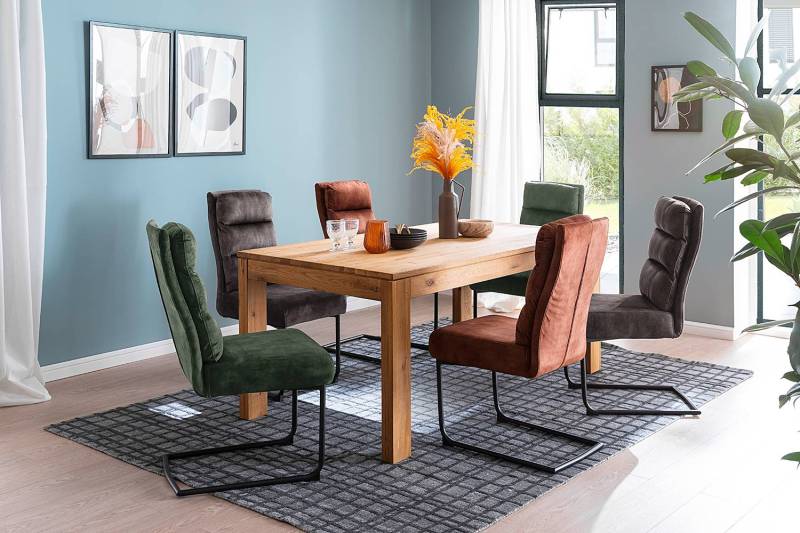 home24 Freischwinger Naikan 2er-Set 44 x 99 x 64cm Braun/Braun von home24