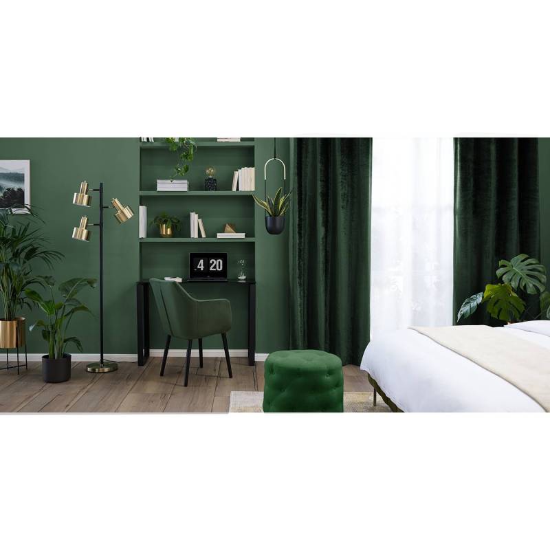 home24 Konsolentisch I 110 x 76 x 40cm Schwarz/Schwarz von home24