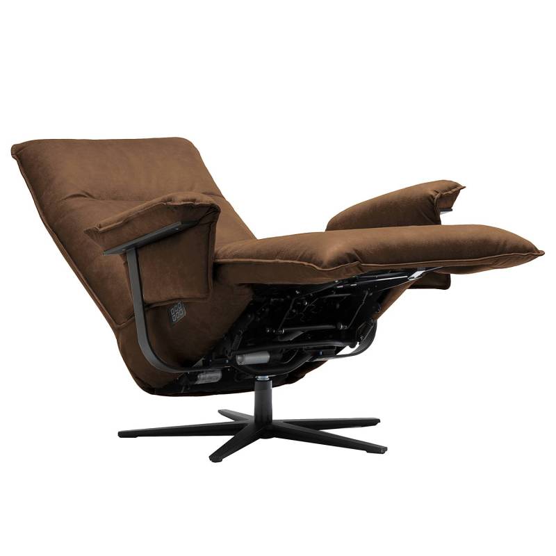 home24 Relaxsessel Kesse Braun Mischgewebe Bulan 83 x 120 x 83cm von home24