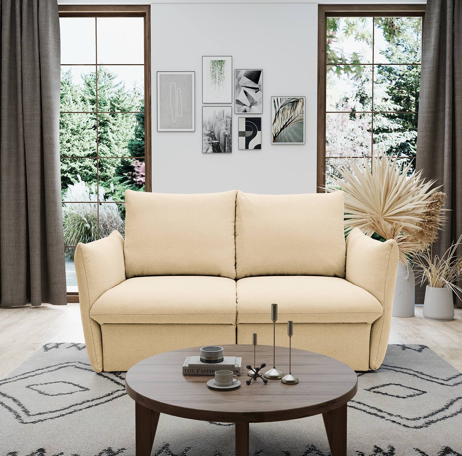 Boxspring-Schlafsofa Moric von Fredriks