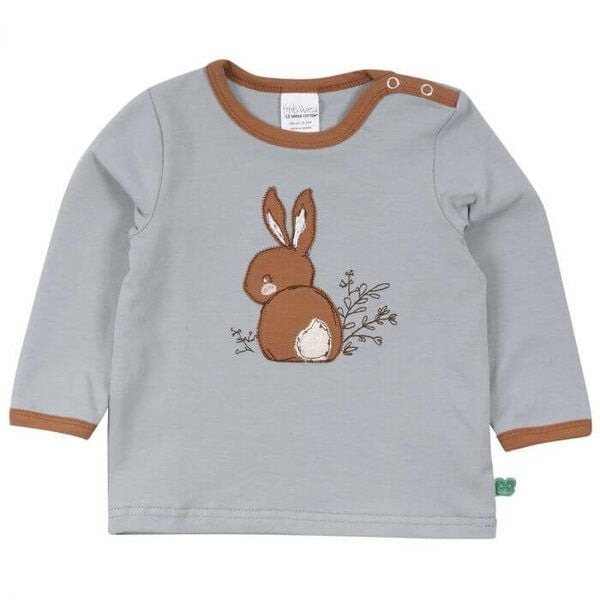 Baby Longsleeve *Hello Bunny* GOTS & Bio- Baumwolle | Freds World von Freds World